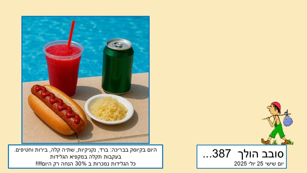 סובב הולך 387…